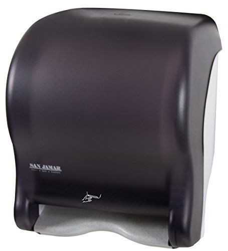 San Jamar T8400TBK Smart Essence Classic Hands Free Paper Towel Dispenser, Black