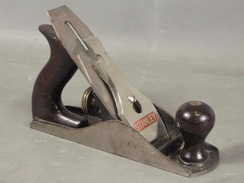 Vintage Stanley Bailey No.4 Bench Hand Plane Flat Bottom Complete Made in USA