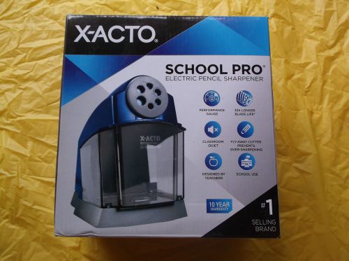 X-ACTO SCHOOL PRO ELECTRIC PENCIL SHARPENER XACTO HEAVY DUTY OFFICE CLASSROOM