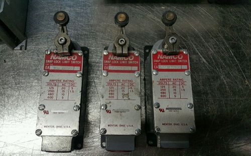 Namco controls ea700-80100 snap lock limit switch - new surplus 3 in this lot for sale
