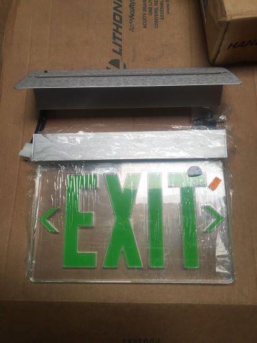Lithonia Lighting Recessed Emergency Edge Lit Led Exit Signs