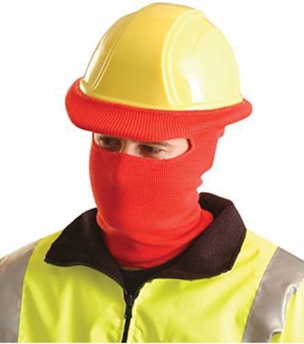 Occunomix knitted tube full face liner for hard hat - red for sale