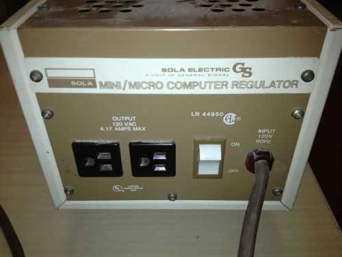 SOLA 63-13-150 Mini/Micro Computer Line Voltage Regulator