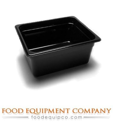 Cambro 26CW110 Camwear® Food Pan 1/2-size 6&#034;D black  - Case of 6