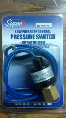 PRESSURE SWITCH Low Auto Rest Opens: 90 Closes: 120