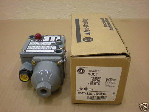 1 nib allen bradley 836t-t251jx23x15 pressure control switch series b for sale