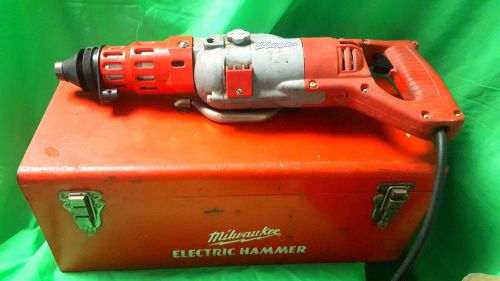 Milwaukee electric hammer drill 3/4 model 5351 with accessories for sale