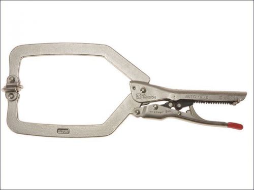 C h hanson - automatic long reach c-clamp 250mm (10in) swivel pads for sale