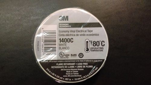 3M white Electrical Tape Brand New Free Shipping