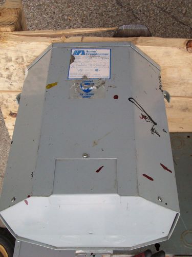 Acme sr 1-phase 240x480 to 120/240v 25kva transformer t-2-53518-3s for sale