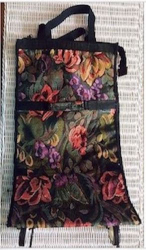 Folding, Rolling Tapestry Laundry Bag