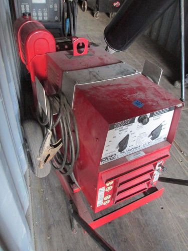 Lincoln power wave 450 w/ synergic 7 wire feeder for sale