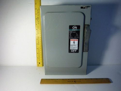 SIEMENS 30 AMP HEAVY DUTY 3 PHASE DISCONNECT 600 VOLT F351 NEW