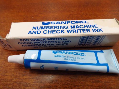 Sanford Check Writer and Numbering Machine Ink BLUE # 63503