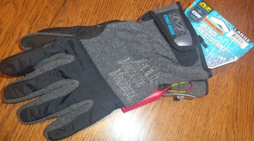 Size Large Mechanix Wear Gloves Utility New Black Grey Durable Grip RCW-WR-010