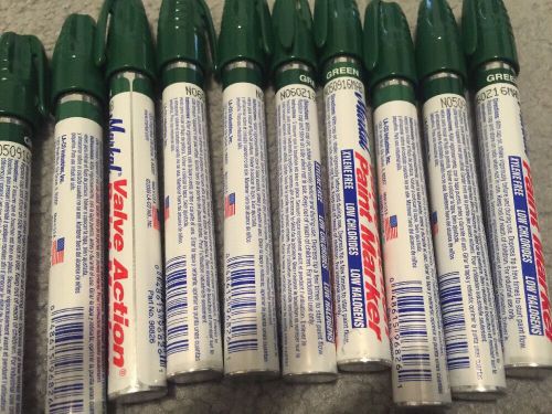 10 pack greenn markal valve action paint markers 3mm for sale