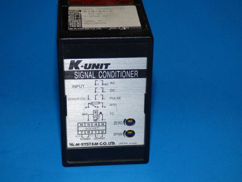 K-Unit Signal Conditioner KVS-6A-F