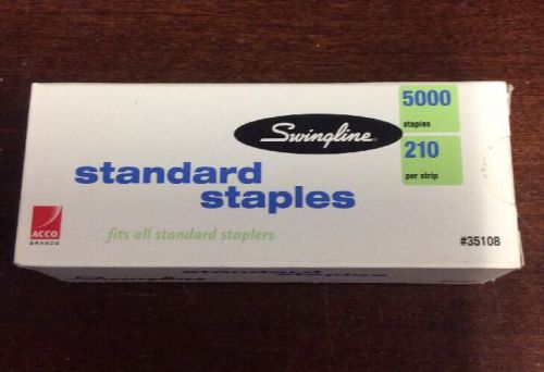 Swingline Standard Staples 5000 Staples 210 Strips Acco Brands (1 Box)