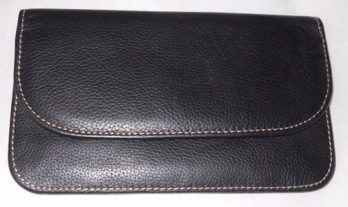 Leather Passport Holder Cover Wallet Zipper Compartments