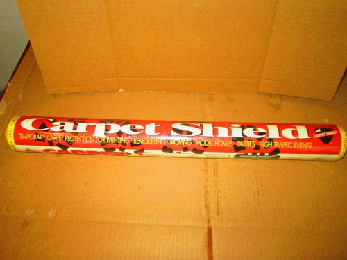 CARPET SHIELD ROLL STICKY FILM 100 SQ. FT. 24&#034; X 50&#039; ROLL BRAND NEW IN PACKAGE