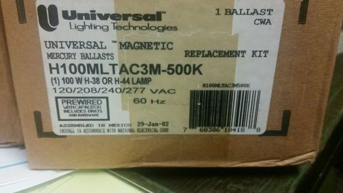 Universal H100MLTAC3M-500K 100W Mercury Ballast Replacement Kit 120/208/240/277