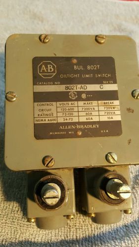 Allen-Bradley Limit Switch 802T-AD