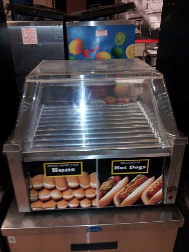 Star grill max 30cbd 30 hot dog roller grill with rollers and bun drawer for sale