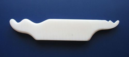 Small Piece Delrin Plastic 1/2&#034; Thick, 1-1/2&#034; Wide, 8&#034; Long Jewelry Making
