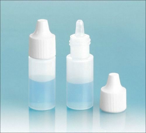 1/4 oz (7.5 ml) ldpe plastic dropper bottles (lot of 12)  (choice of fitment) for sale