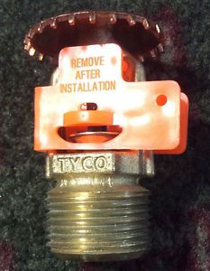 Tyco 286*f 3/4&#034; npt ty-b  brass upright fie sprinklerhead ty4151 8.0k for sale
