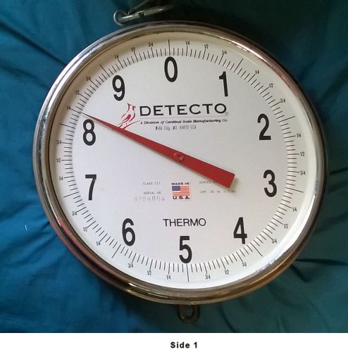 Detecto Hanging Doublesided Dial Scale-32 # capacity w/ pan-40 S Series