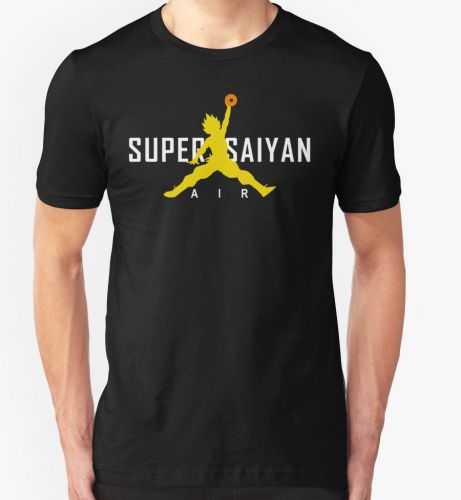Goku air men&#039;s black tees t-shirt clothing for sale