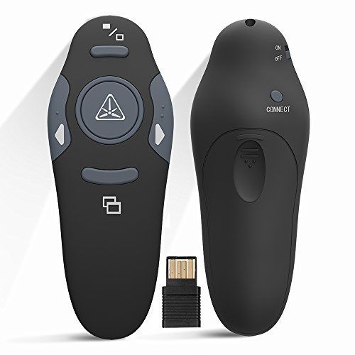 Ranipobo 2.4GHz Wireless USB PowerPoint PPT Presenter Remote Control Lase For
