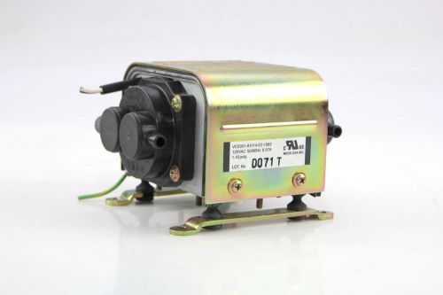 Vc0301-a1114-e2-1582 120v, 50/60hz 0.57a diaphragm pump used for sale