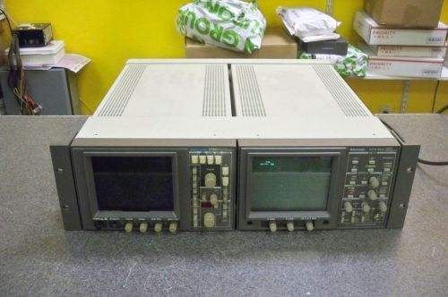 Tektronix 1750 Waveform &amp; WFM 300A Component/Composite Vector Monitor rackmount