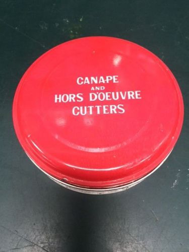 CANAPE and HORS D&#039;OEUVRE CUTTERS Vintage Cutters (GOOD CONDITION)