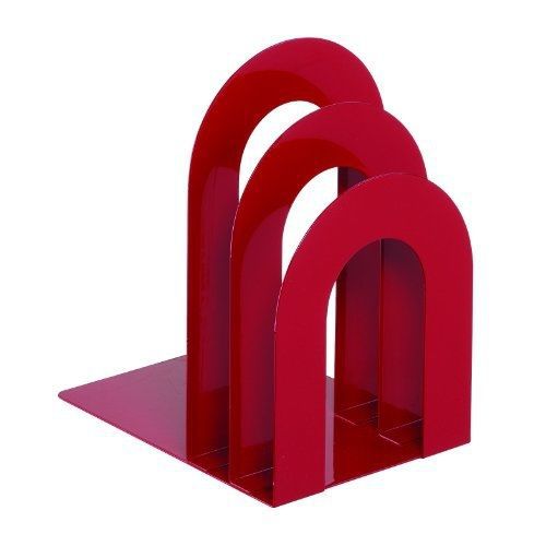 Steelmaster deluxe bookend sorter, curved, 8.06 x 7 x 5 inches, red (241873r507) for sale