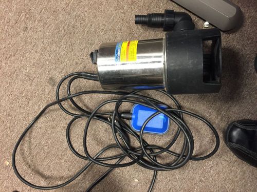 3/4 HP Stainless Steel Submersible Dirty Water Pump with Tethered Float