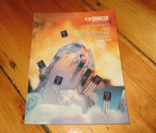vintage 1987 SPRAGUE Data Book Hall Effect and Optoelectronic Sensors #SN-500