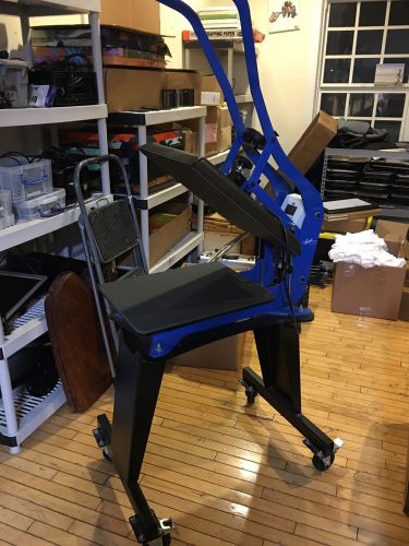 Geo knight heat press &amp; stand with locking casters for sale