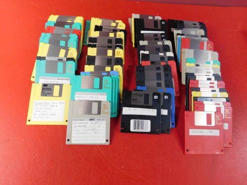 90 USED FLOPPY DISK ASSORTED BRANDS UNCHECKED     (#3366)