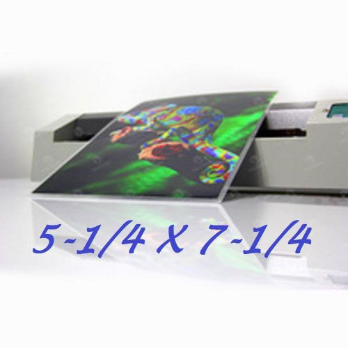 Laminating laminator pouches film sheets portrait 5.25 x 7.25 3 mil (25- pack) for sale