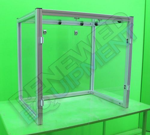 Clear acrylic table top hood enclosure l 35&#034; x w 22.5&#034; x h 32&#034; #1 for sale