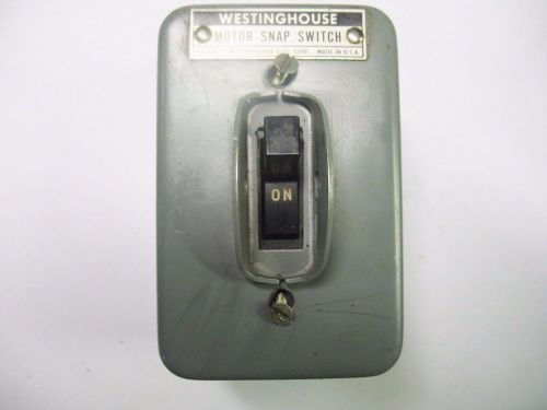 NEW USA MADE WESTINGHOUSE NP32896-D  2POLE TOGGLE/SNAP SWITCH