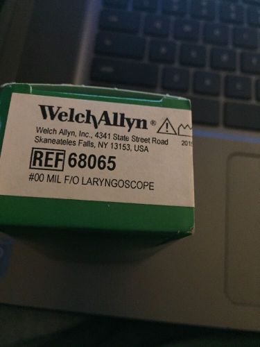 68065 Welch Allyn #00 Mil F/O Laryngoscopes Blades