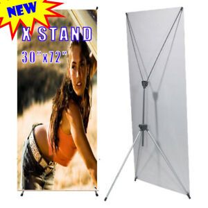 New &amp; Style Premium X-Frame Banner Stand 30&#034;x72&#034; with Carrying Bag (Frame ONLY)