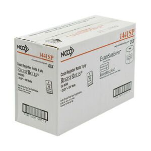 NATIONAL CHECKING 1441SP National Checking Tape Register Roll 44mm White 1 Ply,