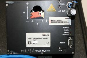 Primes FocusMonitor FMW Laser Power Meter Testing Equipment