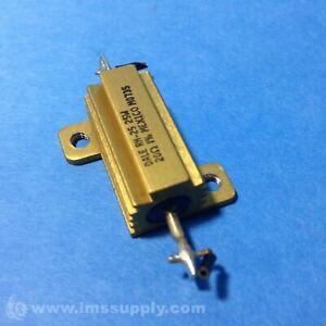 Dale RH-25 Resistor, 1 Ohm, 25 Watt, MS Aluminum Housed  FNIP