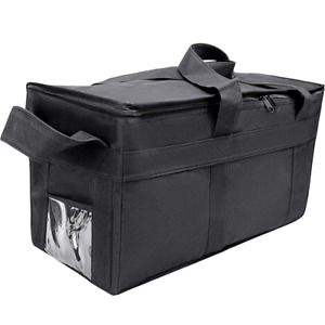 Insulated Delivery Grocery Bag Carrier, 22&#034; X10&#034; X10&#034;, Ideal for Uber Large
